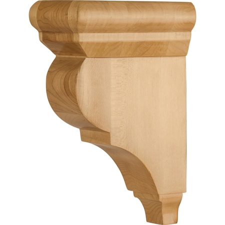 3 Wx5-1/2Dx8H Rubberwood Smooth Corbel